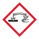 GHS Pictogram Placard - Corrosives